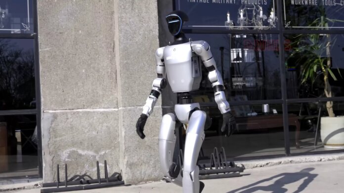 Video shows Unitree robot running berserk and nearly injuring workers.