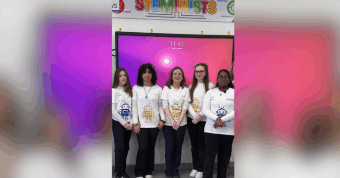 First all-female Irish team win judges award at Robotics World Championships