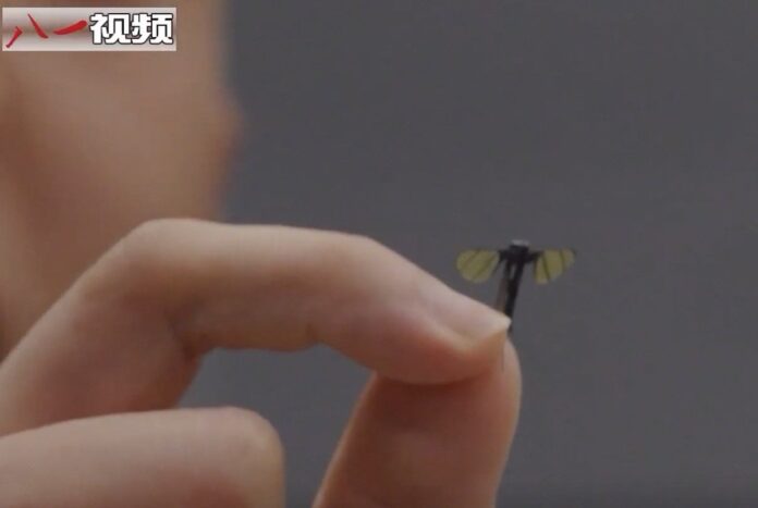 Chinese Scientists Unveil Mosquito-Sized Surveillance Drone