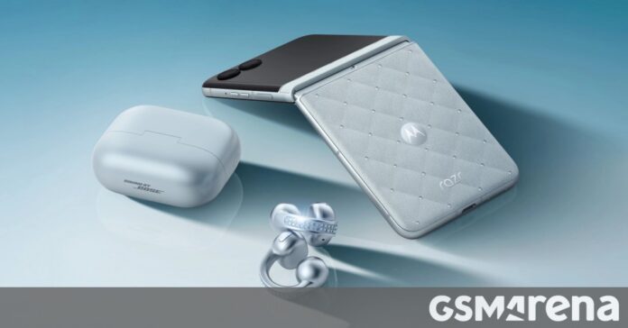 Motorola announces its Swarovski Razr & Buds Loop in Pantone Ice Melt Color