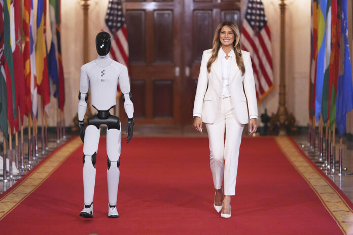 Melania’s robotic ‘modest proposal’