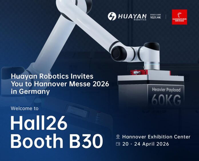 Huayan Robotics to Debut at HANNOVER MESSE 2026 with Advanced Automation Solutions after IPO Milestone