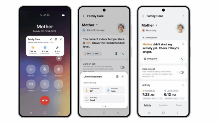 Samsung turns its smart home into a remote care system for ageing families