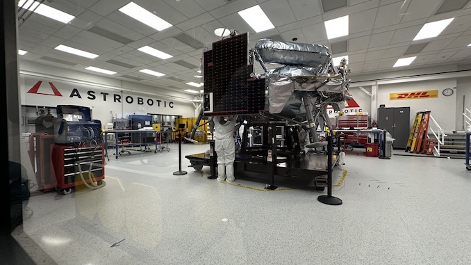 Astrobotic showcases Griffin-1 lander ahead of environmental testing in California