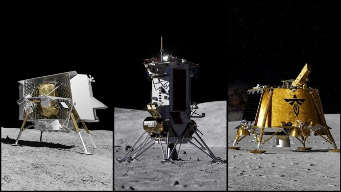 NASA announces Astrobotic, Intuitive Machines and Firefly to build lunar landers for a future moon base